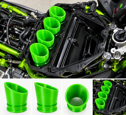 Jogo 4 Cornetas Racing Kawasaki Z900 2017 A 2026 Verde