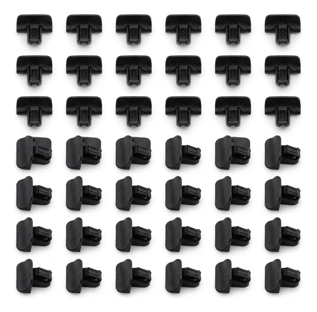 Presilhas Defletor Onix 20 A 25 Kit 30 Peças Reforçadas