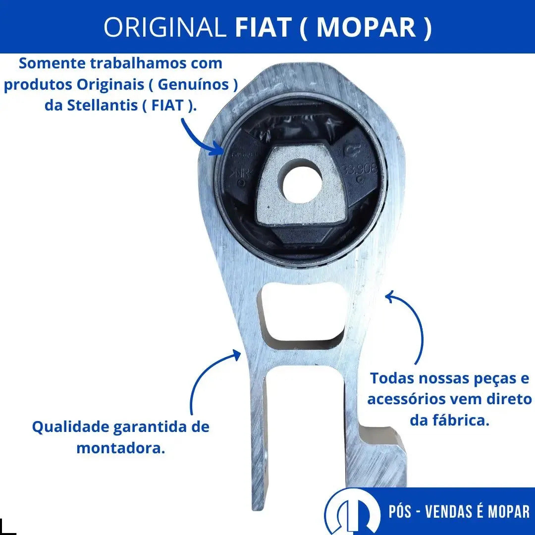 Coxim Inferior Cambio Toro Renegade Compass P/ 1.8 Original