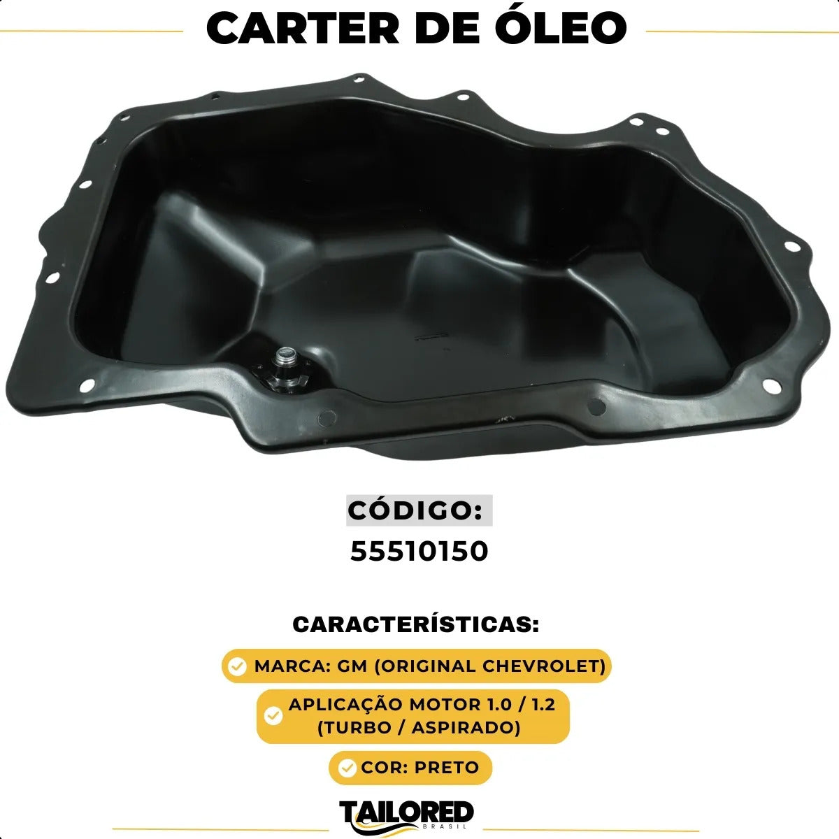 Carter Óleo Onix Tracker Montana Turbo Aspirado Original Gm