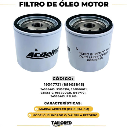Filtro De Óleo Motor Corsa Celta Onix Prisma Meriva Original