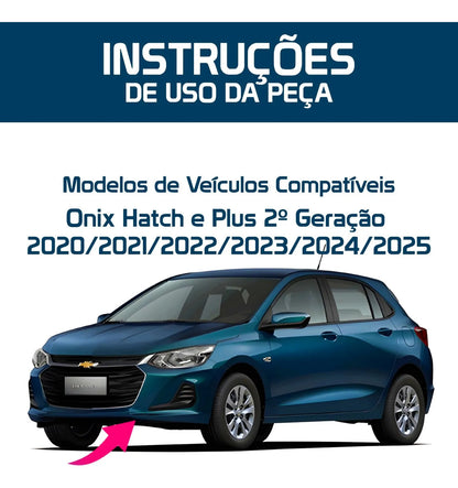 Presilhas Defletor Onix 20 A 25 Kit 30 Peças Reforçadas