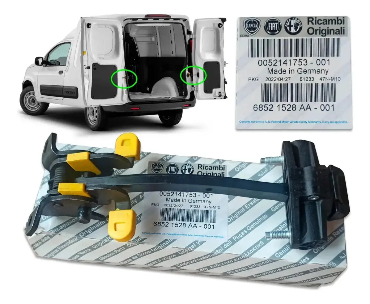 Limitador Porta Traseira Bau Novo Fiorino 2021 Original Fiat