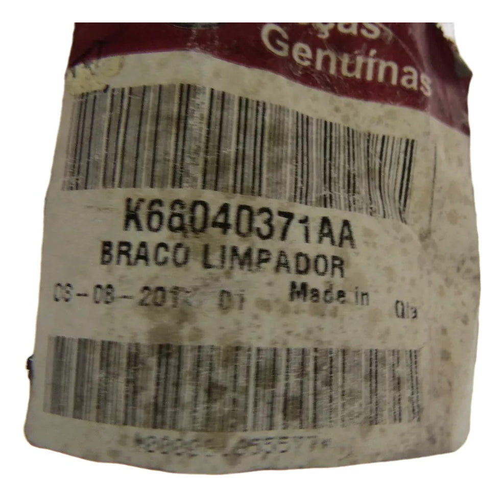 Braço Limpador Parabrisa Traseiro Freemont Journey 2012/2016 Original Fiat K68040371AA