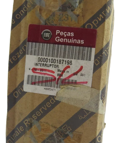 Maçaneta Interna Porta Traseira Lado Direito Idea 2011/2016 Original Fiat 100187198