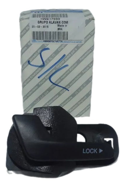 Maçaneta Interna Porta Traseira Lado Esquerdo Palio 2004/2017 Original Fiat 100217650