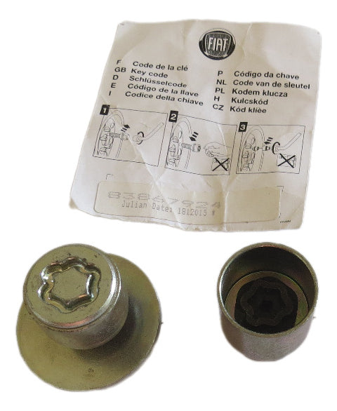 Parafuso Anti Furto Estepe Idea 2011/2016 Original Fiat 51940098