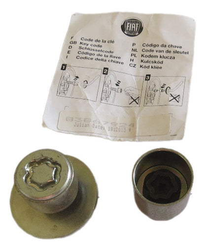 Parafuso Anti Furto Estepe Idea 2011/2016 Original Fiat 51940098