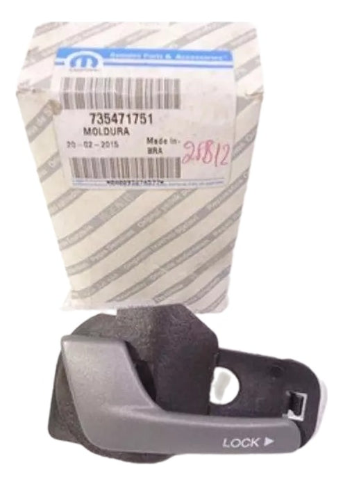 Maçaneta Externa Porta Traseira Lado Esquerdo Palio Weekend 2008/2012 Original Fiat 735471751