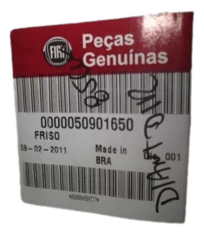 Friso Porta Dianteira Lado Direito Palio 4 Portas 2008/2012 Original Fiat 50901650