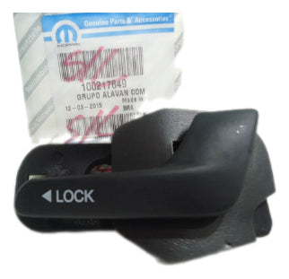 Maçaneta Interna Porta Traseira Lado Direito Palio 2004/2017 Original Fiat 100217649