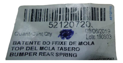 Batente Central da Mola Traseira S10 2016/2021 Original GM 52120720