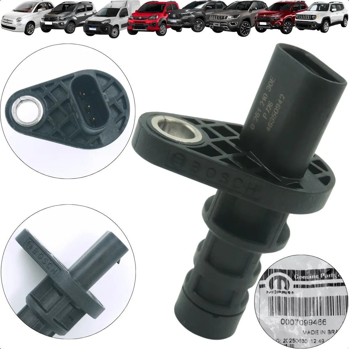 Sensor De Rotação Fiat Fiorino Mobi Novo Uno Strada Original