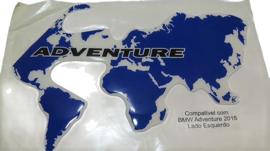 Par Adesivo Adventure Protetor Lateral Esquerdo Tanque BMW Original Speed Style PLBM0023R090