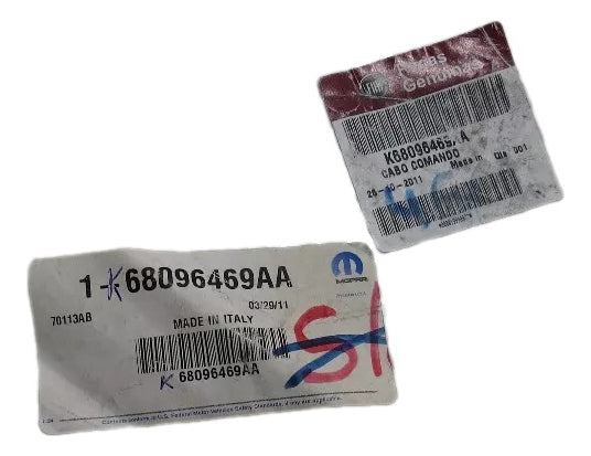 Cabo Sensor Temperatura Ar Condicionado Fiat 500 2009/2020 Original K68096469AA
