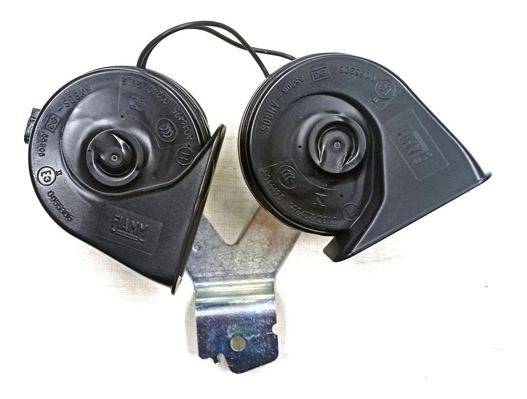 Conjunto de Buzina Fiat 500 2010/2018 Original Fiat K56046765AB