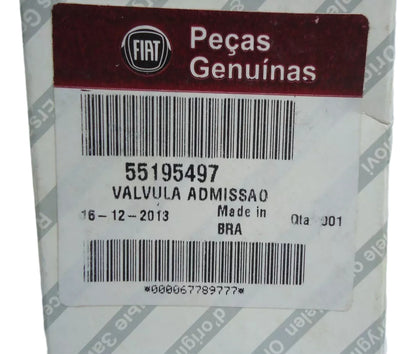 Válvula de Admissão Punto Doblo Palio Siena Strada Original Fiat 55195497