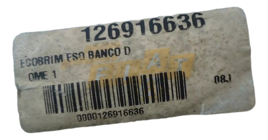 Acabamento de Recobrimento do Banco Dianteiro Lado Esquerdo Brava 00/03 Marea 98/07 Original 126916636