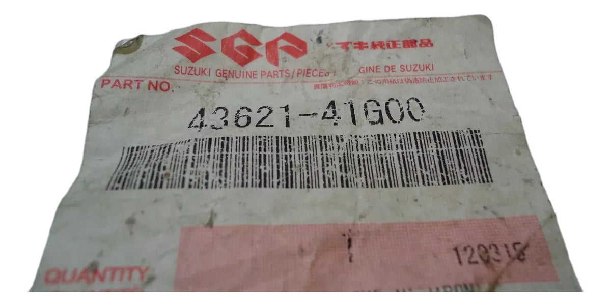 Pedaleira Traseira Esquerda Suzuki Gsx 600 750 1000 Original