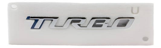 Emblema Turbo Tampa Traseira Tracker 11/24 Original