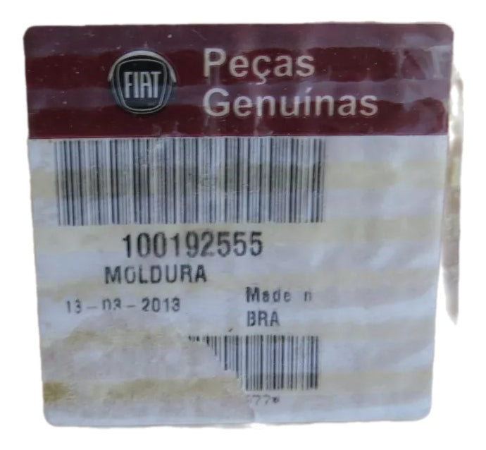 Moldura Central Difusor de Ar Siena Strada 2008/2012 Original Fiat 100192555