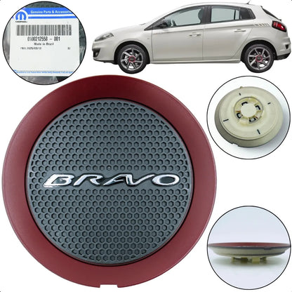 Calota Central Roda Fiat Bravo Sporting 2016 Original Aro 17