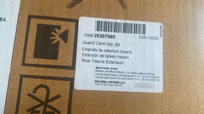 Spoiler do Parachoque Traseiro Onix Plus Sedan 2020/2022 Original GM 26267685