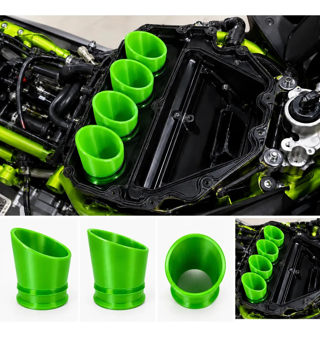 Jogo 4 Cornetas Racing Kawasaki Z900 2017 A 2026 Verde