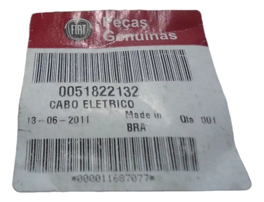 Cabo Eletrônico Antena Bravo 00/03 Marea 99/07 Punto 08/12 Original Fiat 51822132