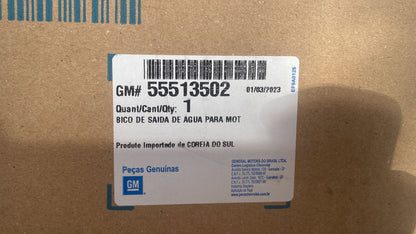 Carcaça Flange Valvula Termostatica Onix 2020/2023 Original 55513502