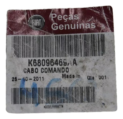 Cabo Sensor Temperatura Ar Condicionado Fiat 500 2009/2020 Original K68096469AA
