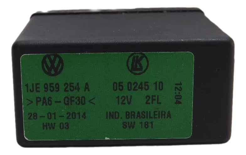 Módulo Relé Vidro Fox Gol Polo Up Saveiro Original Volkswagen 1JE959254A