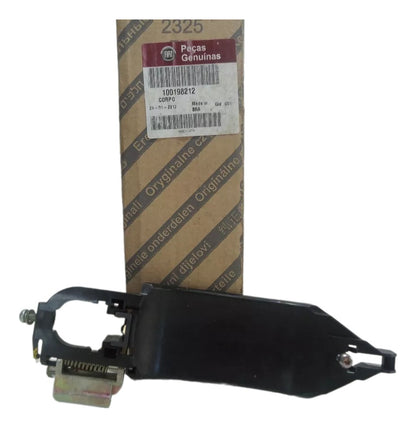 Corpo da Maçaneta Dianteira Esquerda Grand Siena Mobi Nova Strada Original Fiat 100198212