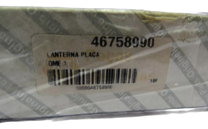 Lanterna de Placa Traseira com Lâmpada Fiat Stilo 2003/2011 Original Fiat 46758990