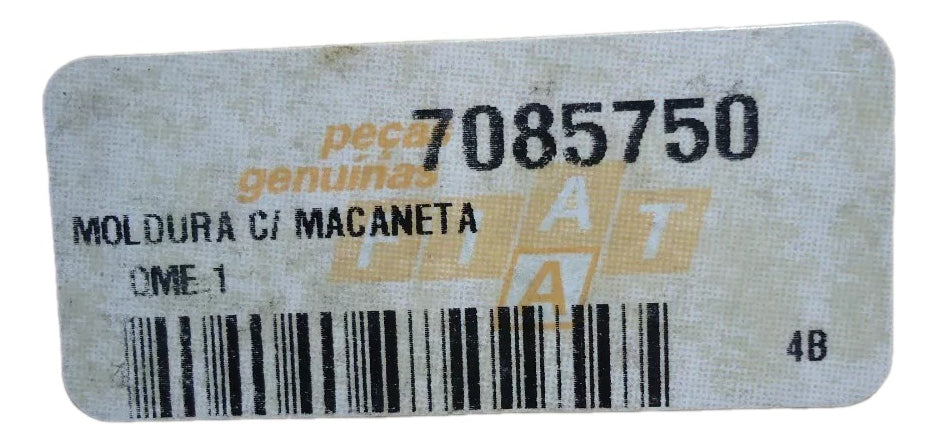 Maçaneta Interna Porta Traseira Lado Esquerdo Idea 2006/2010 Original Fiat 7085750