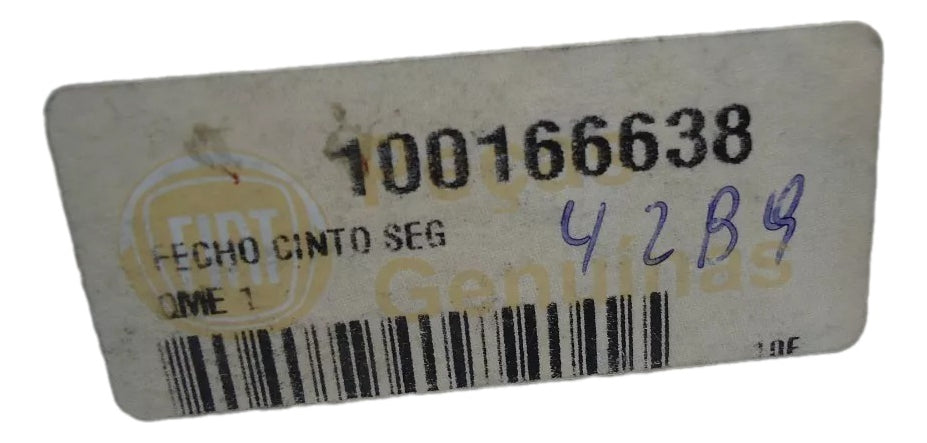 Fecho Cinto de Segurança Central Idea 2006/2010 Original Fiat 100166638
