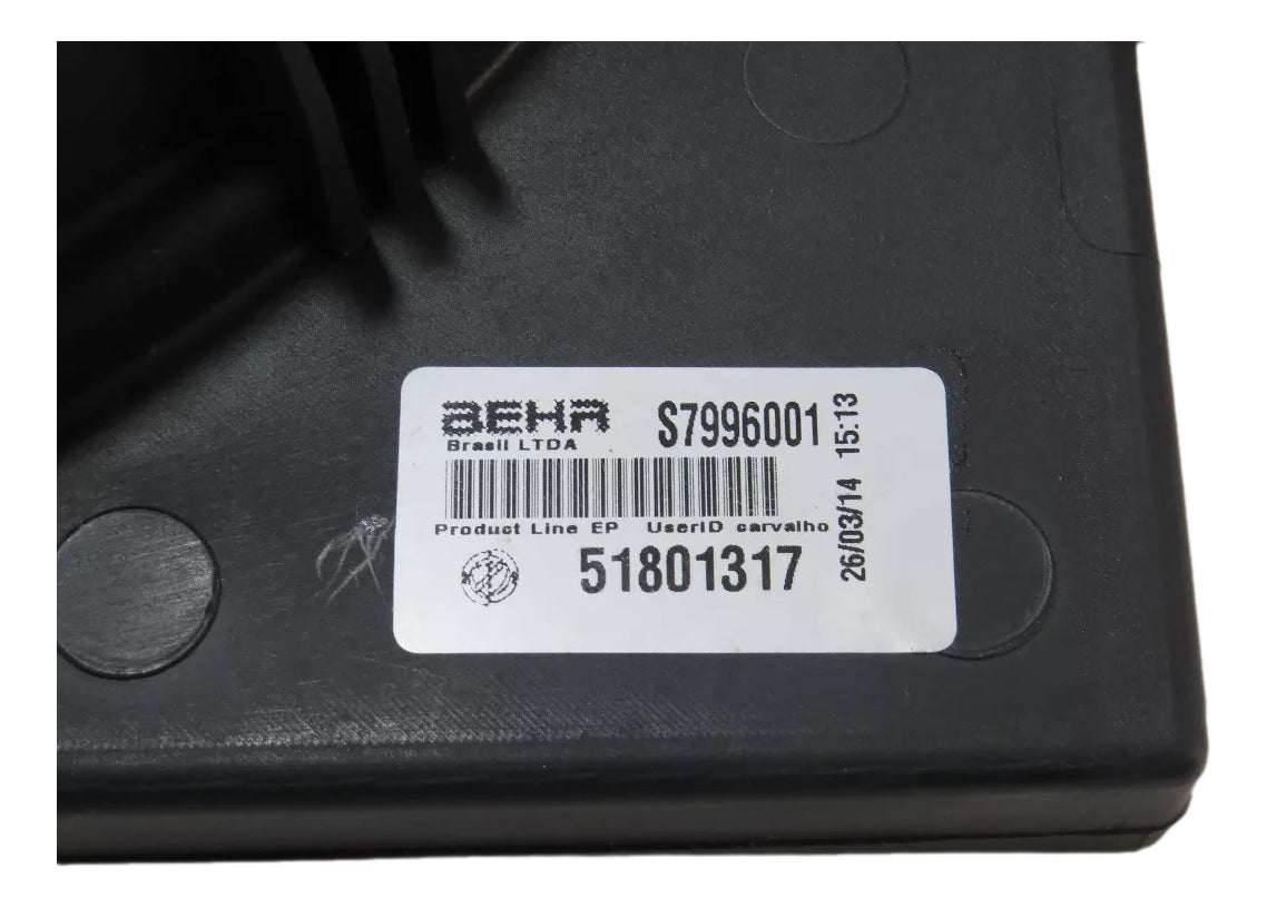 Eletroventilador Palio 04/17 Siena 04/16 Strada 04/20 Original 51801317
