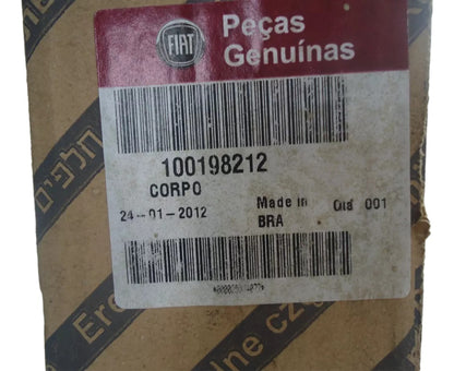 Corpo da Maçaneta Dianteira Esquerda Grand Siena Mobi Nova Strada Original Fiat 100198212