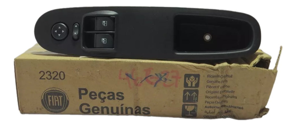 Interruptor Comando Vidro Dianteiro Lado Esquerdo Punto 2013/2017 Original Fiat 100198488