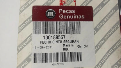 Fecho Cinto de Segurança Central Punto 2008/2017 Original Fiat 100189557
