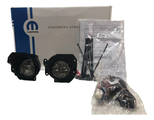 Kit Farol De Milha Uno 12/18 Novo Original Fiat