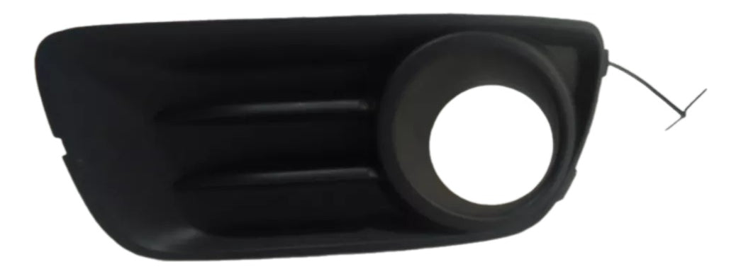 Moldura Farol De Milha Lado Esquerdo Palio 2004/2017 Novo Original Fiat 100220125