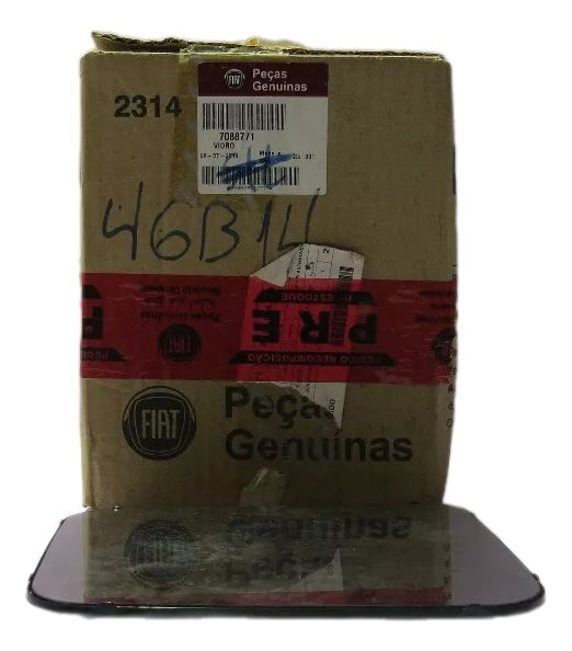 Lente Espelho Retrovisor Esquerdo Fiorino 2004/2013 Original Fiat 7088771