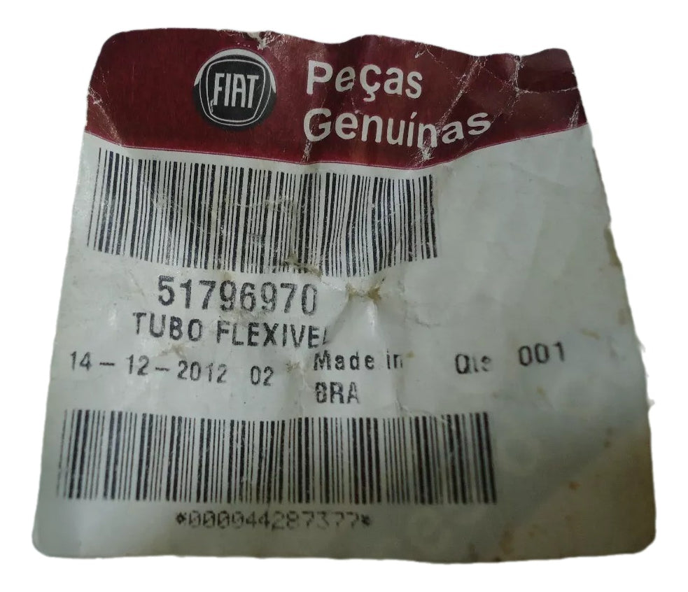 Tubo Flexível Freio com ABS Fiorino Strada 1996/2007 Original Fiat 51796970