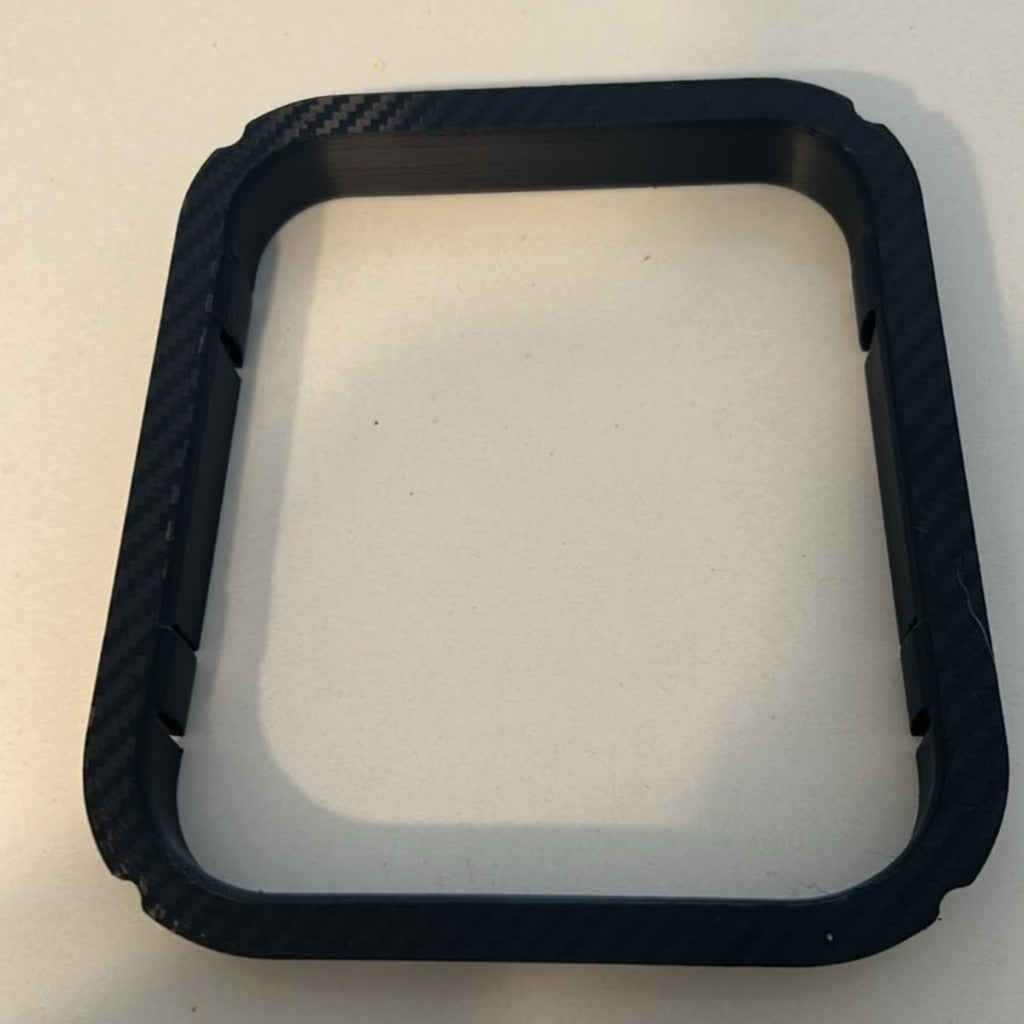Acabamento Moldura Aro Coifa Alavanca Câmbio Chevrolet Omega 1992 a 1998 Textura Fibra de Carbono ABS
