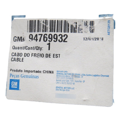 Cabo Freio Traseiro Direito S10 2012 a 2017 Original Gm 94769932