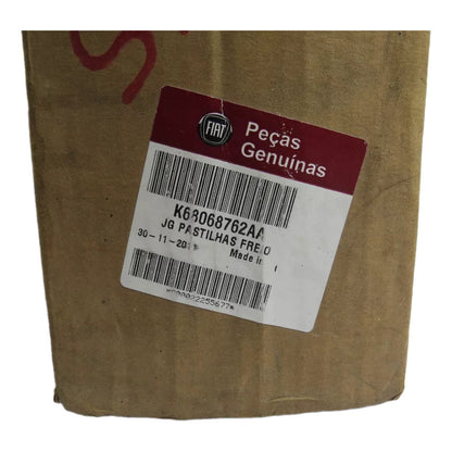Pastilha de Freio Dianteira Freemont 2011 a 2014 Original Fiat K68068762AA