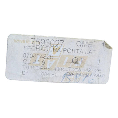 Fechadura Porta Dianteira Lado Direito Fiat Elba Fiorino 85/04 Original 7593027