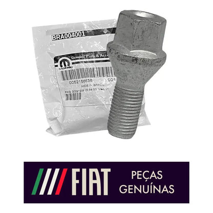 Kit 5 Parafuso Roda Toro Renegade Original Fiat 52156638