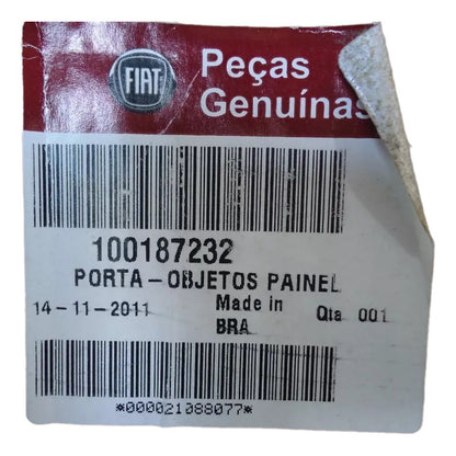 Porta Objetos Painel Fiat Idea 2011 a 2016 Novo Original 100187232